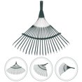 thumbnail image 5 of FONDOTIN Ergonomic Handle Garden Rake Stainless Steel Multi-Purpose for Home, 5 of 6