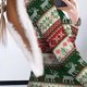 thumbnail image 5 of Pijamas Navideños Para Mujer Monos Delanteros Con Adorno de Plumas Onesie Home Wear Pijamas Siameses Con Estampado Navideño Odeerbi ODB201233, 5 of 5