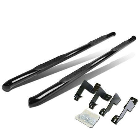 For 05-16 Toyota Tacoma Access Cab Carbon Steel 3" Side Step Nerf Bar Running Board Left+Right 06 07 08 09 10 11 12 13 14 15