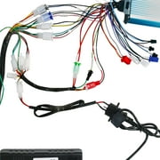 72V 3000W Brushless DC Motor Kit with Controller, LCD Display, Batteries & Accessories – High Power Electric Motor Kit for Go Kart, Golf, Razor MX650, MX500, ATV, Golf Cart, Moped Scooter (Pedal)