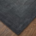 thumbnail image 4 of Feizy Katya Modern Abstract, Black/White/Gray, 2' x 3' Accent Rug Easy Care Stain Resistant Pet & Kid Friendly Industrial Gradient & Ombre Floor Rug for Living room Bedroom, 4 of 9