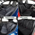 thumbnail image 3 of IKABEVEM Custom Seat Covers for Honda HR-V: Sport EX EXL Touring (Not for LX) 2019-2022 Waterproof Anti-Slip Automotive Interior Accessories (Black), 3 of 7