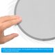 thumbnail image 3 of Uxcell 10" Disco Volador Plegable Set de 10 Discos Voladores de Bolsillo Color Gris, 3 of 7