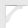 thumbnail image 3 of 5"W X 16"D X 16"H Standard Imperial Architectural Grade Pvc Bracket With Block Ends, 3 of 8