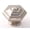 Nickel, variant on Geometric 1.25" Novelty Knob, Bronze