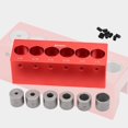 thumbnail image 3 of Woodworking Drill Guide Hole Puncher for Round Wood Joinery Need, 3 of 8