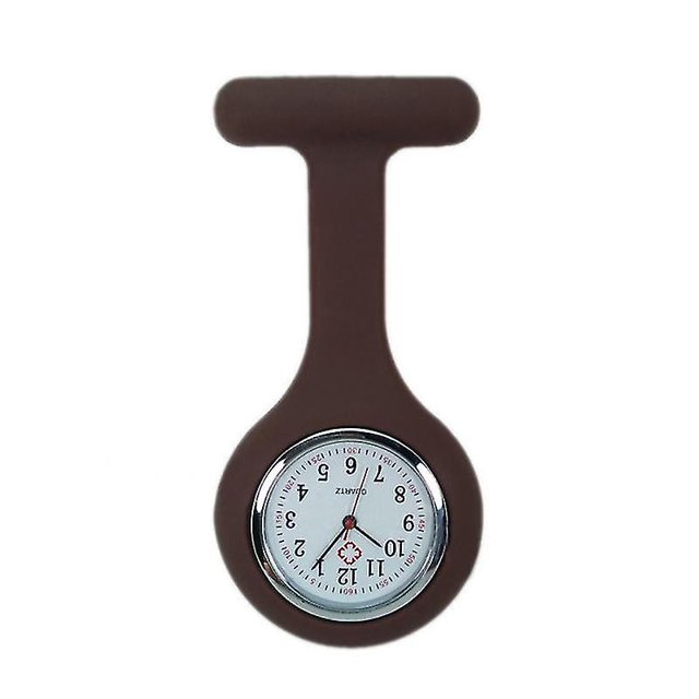 1 Pcs Silicone Nurse Watch Brooch Robe Fob Watch With Battery Fashion Exquisite Gift For