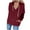 Wine, variant on Viikei Zip Up Hoodies for Women Sweatshirt for Women Women's Casual Color Hooded Pocket Long Sleeved Sweater Jacket