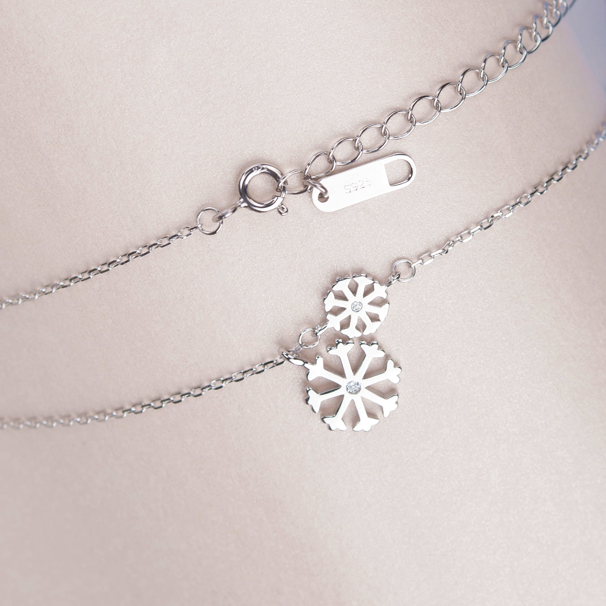Anavia to My Beloved Granddaughter Necklace Gift, Granddaughter Birthday 925 Sterling Silver Necklace from Grandma