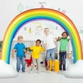 thumbnail image 2 of Gymax Inflatable Rainbow Sprinkler Backyard Games Summer Outside Water Toy Yard Fun, 2 of 10