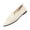 Beige, variant on Knit Mesh Pointed Toe Loafers, Breathable Slip-On Flats, V-Cut Vamp Design, Womens Mesh Soft Sole Non Slip Flat Pointed Toe Breathable Slip On Lazy Shoes Casual Round Toe Loafers, Beige 6