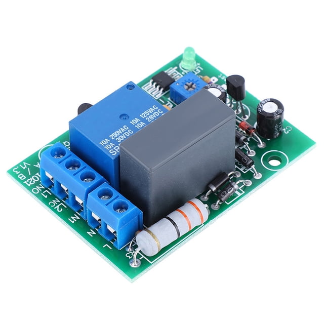 Módulo de temporizador ajustable, interruptor de retardo del temporizador de 220 VCA Módulo de interruptor de retardo del temporizador Módulo de interruptor del temporizado