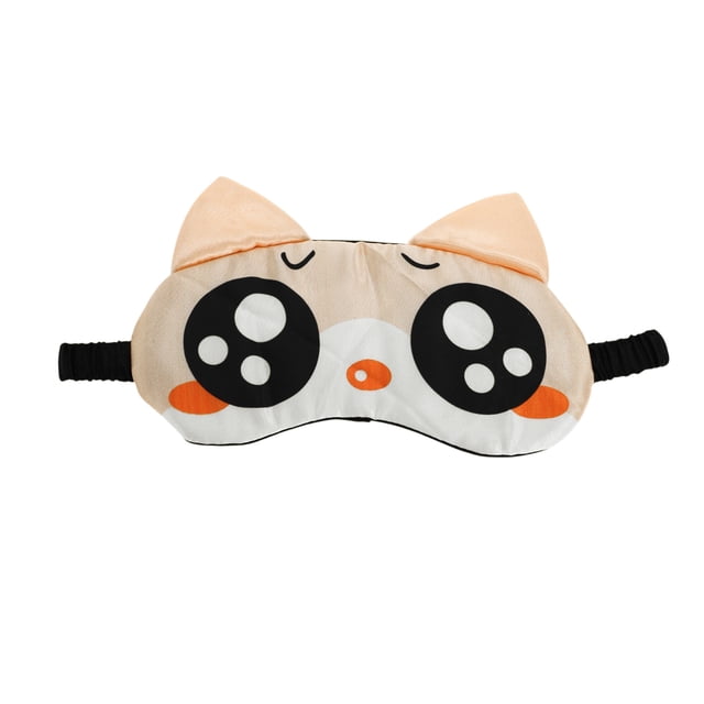 Ofertas Únicas 1 Pc Máscara de Ojos de Tela Elástica Portátil para el Hogar Naranja de Seda Sintética
