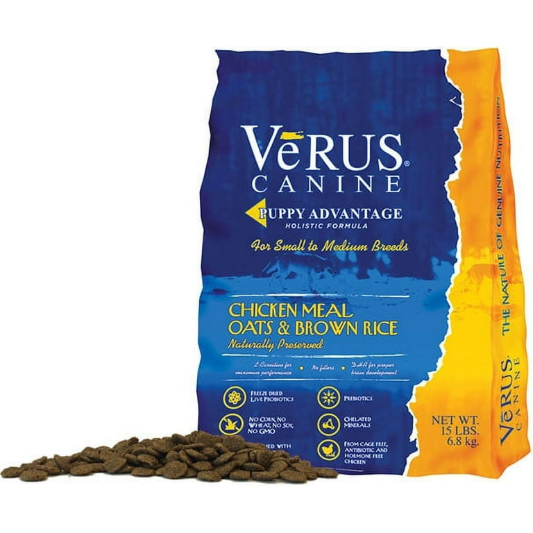 Verus puppy on sale advantage chicken meal