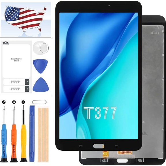Screen Replacement for Samsung Galaxy Tab E 8.0 SM-T377 T377 T377A T377V T377P T377T 8" LCD Display Sensor Screen Glass Digitizer Assembly wit Repair Tools Kit