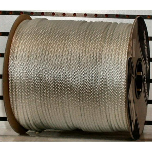 0.18 in. x 500 ft. Solid Braided Nylon Rope, White