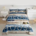 thumbnail image 2 of Feelyou Rustic Boat Paddle Queen Comforter Set, Western Lodge Cabin Bedding Sets, Countryside Cabin Reversible Bedding Comforter Set, Luxury Bedroom Decor, 3-Piece, 2 of 8