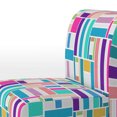 thumbnail image 3 of Designart "Multicolor Trendy Geometric " Upholstered Patterned Accent Chair and Arm Chair, 3 of 5