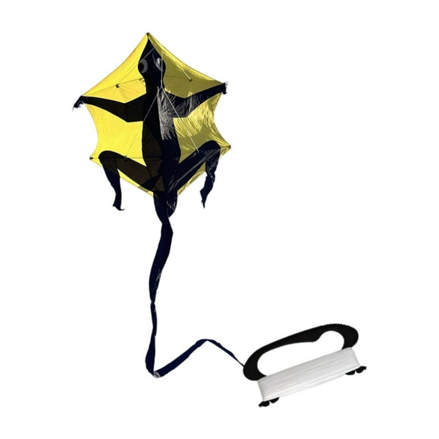 Kite de animales Single Línea 50 Inchx59 pulgadas Multifuncionales Juguetes Volador Beach Cometa voladora para jardín de jardines Partido para niños y con tablero de línea