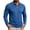 Blue-02, variant on LONKITO Long Sleeve Shirts for Men Casual Polo Shirt with Collar Breathable Slim Fit Shirts