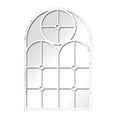 thumbnail image 2 of DOLITY Arched Window Mirror Creative Wall Decor for Farmhouse Fireplace Living Room Style A, 2 of 9
