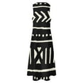thumbnail image 4 of african mud cloth black and white Long Dress long sleeve dresses ladies dresses for special occasion womens dress Dress, 4 of 6