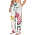 thumbnail image 2 of Kll Mens Pajama Pants For Men,Mens Lounge Pants,Funny Gifts For Men,Men'S Pajama Bottoms-Colorful Flowers, 2 of 9