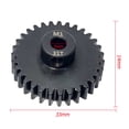 thumbnail image 2 of Engranajes de Motor M1 5mm Rc con tornillos M3 23t-34t piñón de Metal para camión Buggy 1/8 Rc Tmvgtek libre de BPA, 2 of 8
