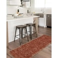 thumbnail image 4 of Lahome 2'x6' Moroccan Runner Rug, Washable Rubber Backing Carpet, Bohemian Geometric Kitchen Hallway Rug, Non-Skid Soft Floor Mat for Bathroom Laundry Room, Brown, 4 of 9