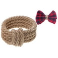 thumbnail image 1 of Brown Jute Napkin Ring - Set of 6, 1 of 4