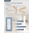 thumbnail image 2 of Ventilador de Techo Fanbulous 48" Montaje Empotrado con Control Remoto y 6 Velocidades DC, 2 of 8