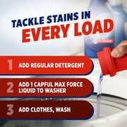 OxiClean Max Force Advanced Stain Remover Liquid, Gentle Color-Safe Stain Treater, 45 fl oz