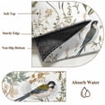 thumbnail image 6 of Round Rugs 4Ft, Pastoral Botanical Round Area Rug Washable Indoor Throw Carpet, Summer Birds Spring Floral Soft Non Slip Circle Rug for Kitchen Nursery Room Home Decor Aesthetic, 6 of 8