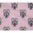 thumbnail image 4 of oneOone Cotton Flex Blush Pink Fabric Leaves & Floral Block Craft Projects Decor Fabric Printed By The Yard 40 Inch Wide, 4 of 4