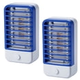 thumbnail image 2 of Gustave 2Pcs Electric Bug Zapper Indoor Plug in Mosquito Killer Lamp Flying Insect Traps with UV Lights - Blue, 2 of 10