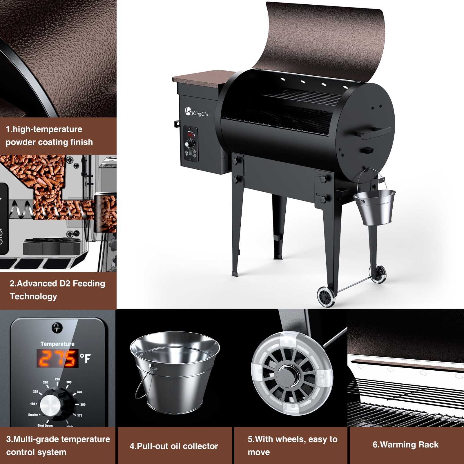 Automatic pellet smoker discount