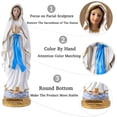 thumbnail image 3 of Jinsinto 8.7" Tall Virgin Mary Statue, Catholic Gift, Blessed Mother Statues, Religious Decor, Small Resin Mary Statue, Suitable for Religious Decoration and Collection and Home Use, 3 of 5