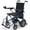 Blue, variant on QEASET Foldable Electric Wheelchair for Seniors, More flexible than Mobility Scooter, Mobile phone charging, Black