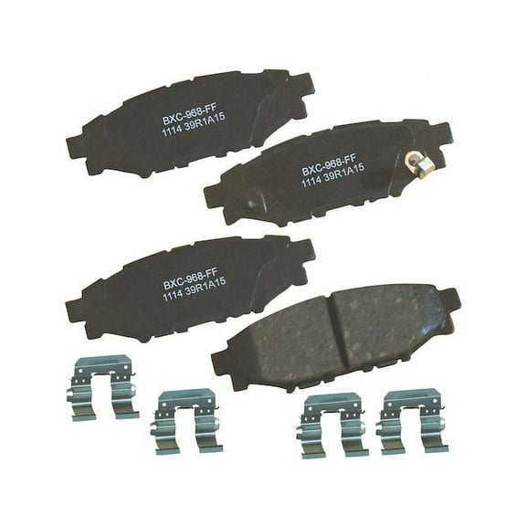 Rear Brake Pad Set - Compatible with 2005 - 2014 Subaru Outback 2006 2007 2008 2009 2010 2011 2012 2013