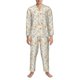 thumbnail image 3 of Balery Floral1 Pijama para Hombre de Dos Piezas con Manga Larga, Conjunto de Dormir y Descanso Suave con Bolsillos-Large, 3 of 7