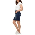 thumbnail image 2 of S.C. & CO Women's Built-in Shorts 5 Pockets Stretch Denim Skort, 2 of 8