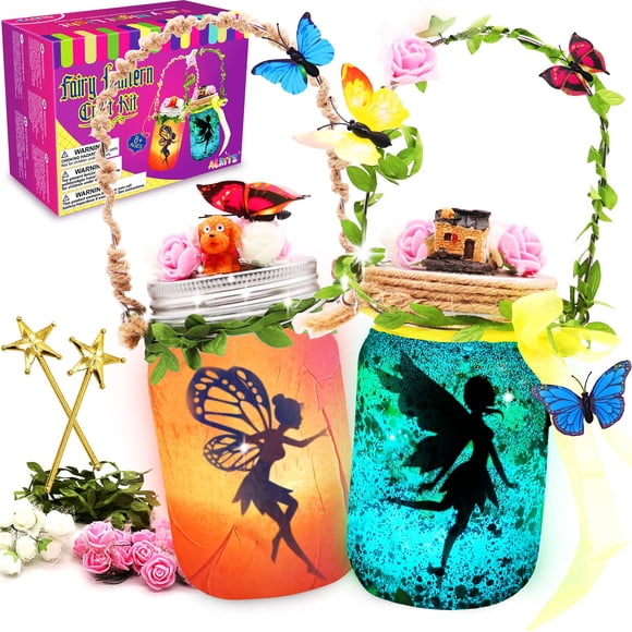 Farol de hadas Alritz de Craft Kit con luz nocturna con mando a distancia