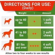 STRELLALAB No Poo Treats for Dogs - Coprophagia Stool Eating Deterrent + Breath Freshener - Gut Health & Immune Support - 120 Count