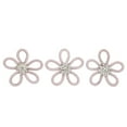 thumbnail image 2 of Shoe Brooch Buckle Drill Rope Clothing Decoration Shoe Bag Diamond Buckle Diamond Flower Cute Pin Wide Shape Colours 3Pcs Sequins, 2 of 7