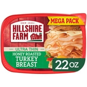 Hillshire Farm Ultra Thin Sliced Honey Roasted Turkey Breast Deli Lunch Meat, 22 oz