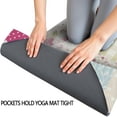 thumbnail image 3 of Pioneer Flower Floral Print Pattern Hot Yoga Mat Towel Non Slip for Hot Yoga - Quick-Drying Yoga Mat Cover with 4 Corner Pockets with Travel Bag - Hot Yoga Towel Non Slip 70"x26", 3 of 6