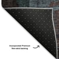 thumbnail image 5 of Addison Rugs Mayfield Premium Machine Washable Transitional Abstract Blue Rectangle Rug, 10' X 14' Machine Washable Transitional Abstract Blue Oversized Sherpa Throw Blanket, 5 of 6