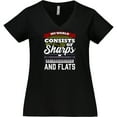 thumbnail image 3 of Inktastic Piano Student Gift Women's Plus Size V-Neck T-Shirt, 3 of 5