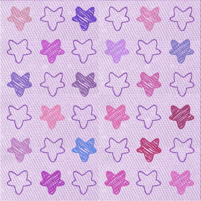 Ahgly Tapis d'Intérieur Lavable en Machine Carré Transitionnel Heliotrope Violet, 6 Pieds Carré