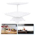 thumbnail image 3 of POINTERTECK Plastic Cupcake Stand Candy Display Tower 2-Tier Dessert Cake Stand for Wedding Party, 3 of 6